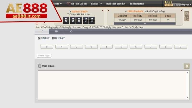 Kiểu chơi số đề 1D Thái