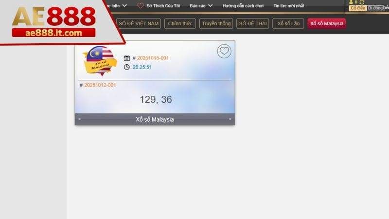 Lựa chọn sản phẩm xổ số Malaysia yêu thích