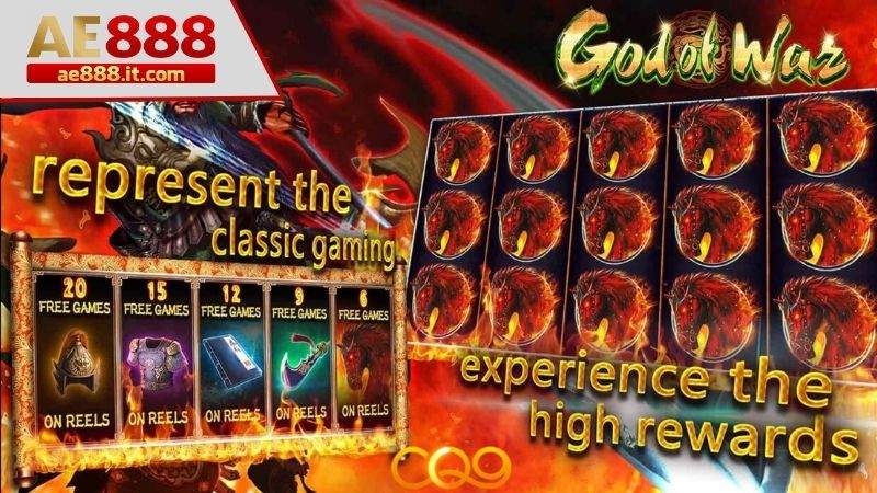 Thần chiến tranh là trò chơi nổ hũ với chủ đề chiến binh tại AE888
