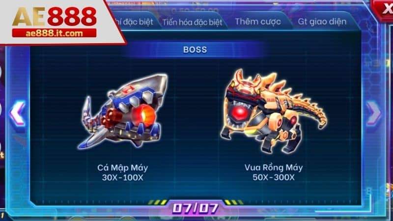 Hệ thống mục tiêu trong Bắn Cá Vũ Trụ